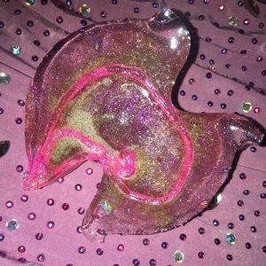 Glitter Resin Piece